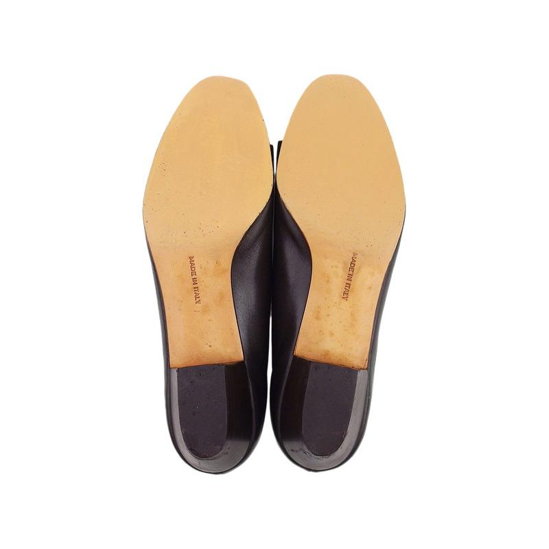 サルヴァトーレ フェラガモ パンプス シューズ 靴 レディース ♯5ハーフB ラウンドトゥ ヴァラリボン Salvatore Ferragamo 中古_5