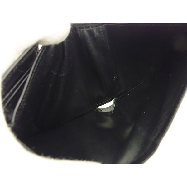Cartier（カルティエ） 三つ折り財布 パンテール ブラック×ゴールド