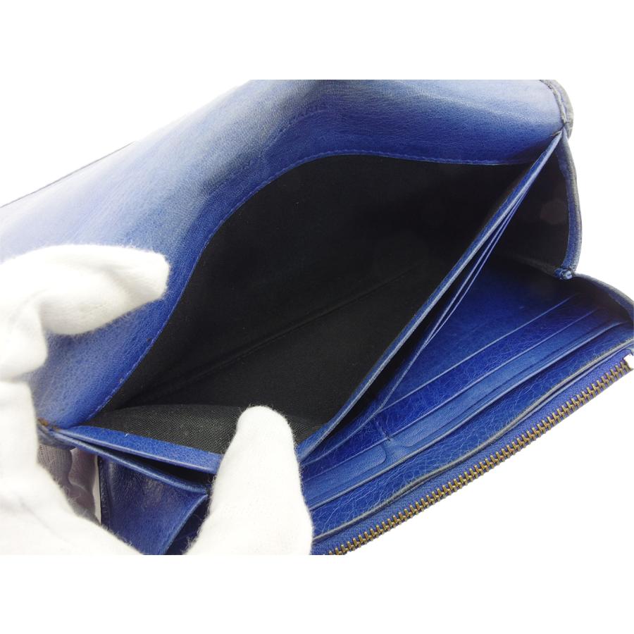 BALENCIAGA（バレンシアガ） 長財布 クラシックマネー ネイビー ブルー