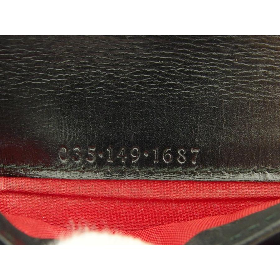 GUCCI（グッチ） 二つ折り財布 ホースシュー オールドグッチ ブラック