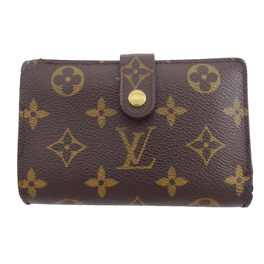 ルイ・ヴィトン LOUIS VUITTON 二つ折り財布 モノグラム ブラウン  