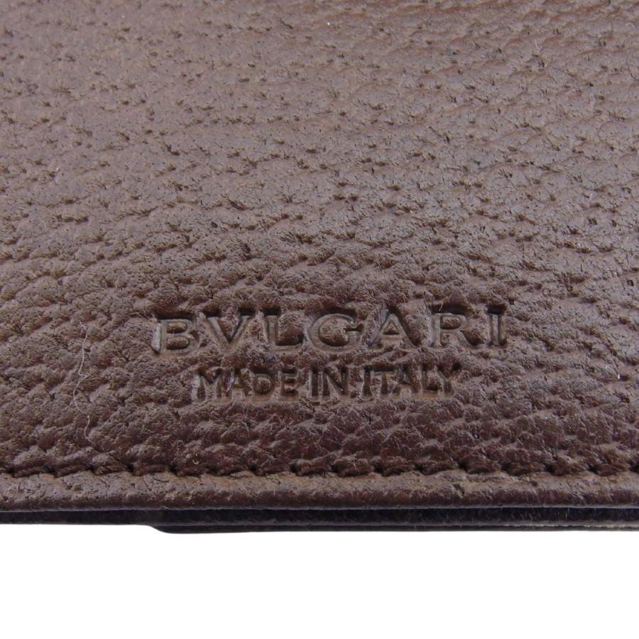 BVLGARI（ブルガリ） 長財布 ロゴマニア ロゴボタン ベージュ ブラウン