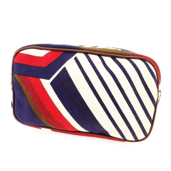 ラスト1点 ミュウミュウ ポーチ フェラガモ 化粧ポーチ ストライプ Miu Miu レディースファッション Depot Brand