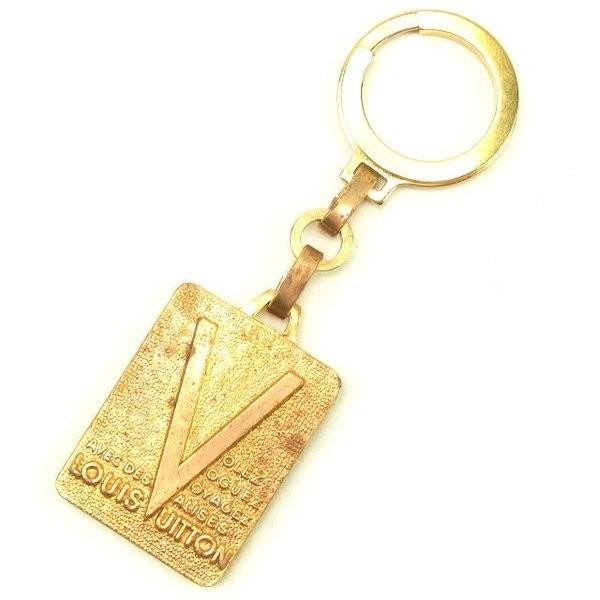 ルイヴィトン キーリング キーホルダー バッグチャーム ピンクゴールド