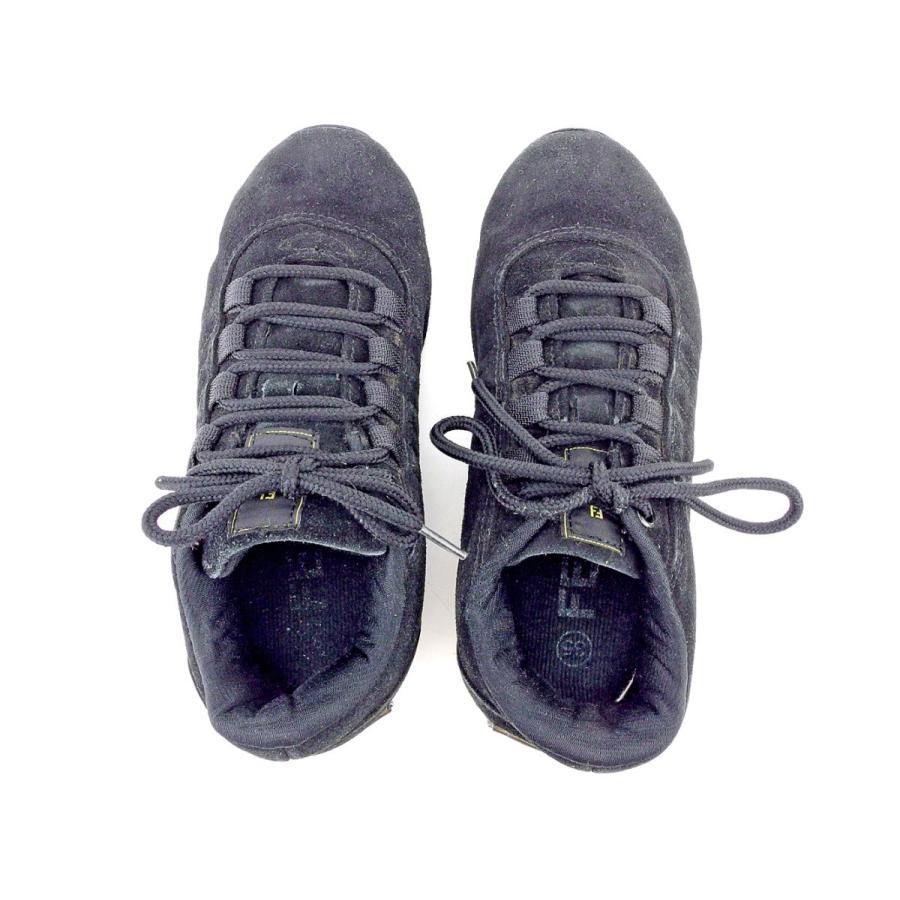 フェンディ スニーカー シューズ 靴 レディース ♯35 ローカット ロゴ