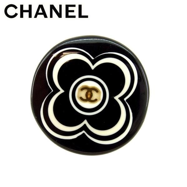シャネル Chanel 指輪 リング ココマーク 13号 ホワイト 白 ブラック レディース メンズ 中古｜branddepot