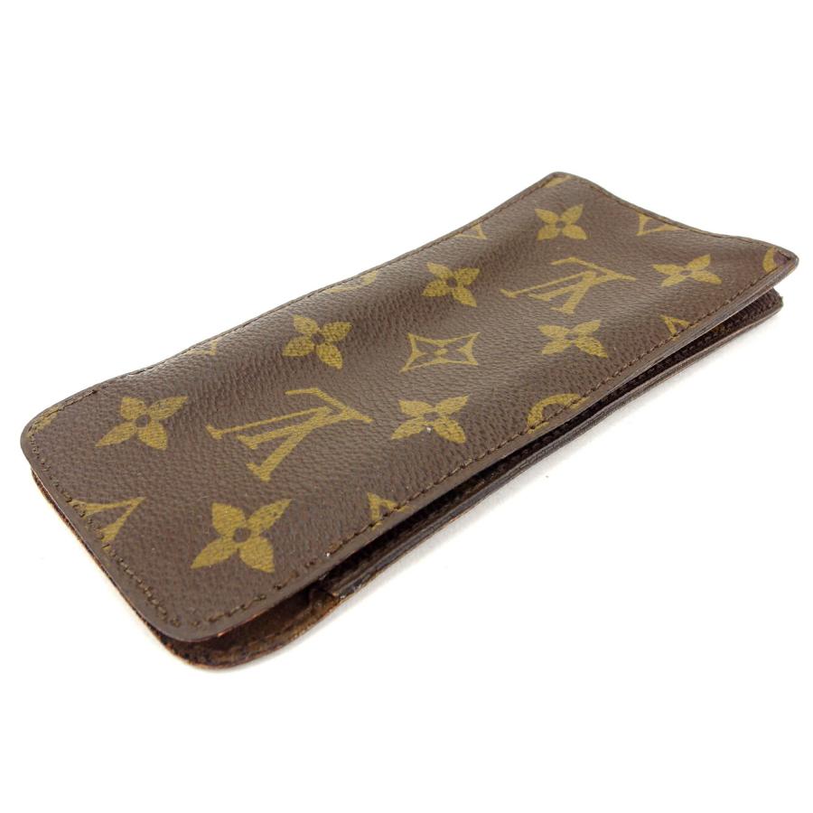 ルイ・ヴィトン LOUIS VUITTON メガネケース モノグラム ブラウン レディース 中古