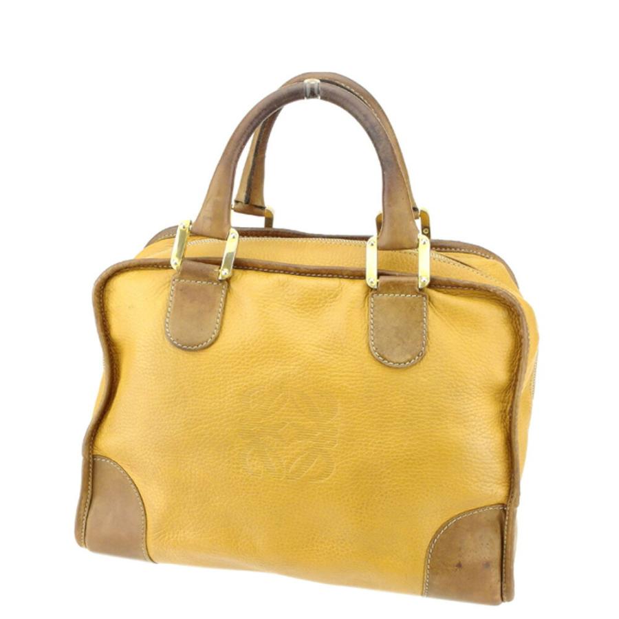 LOEWE ロエベ ボストンバッグ アナグラム アマソナ32 ベージュ