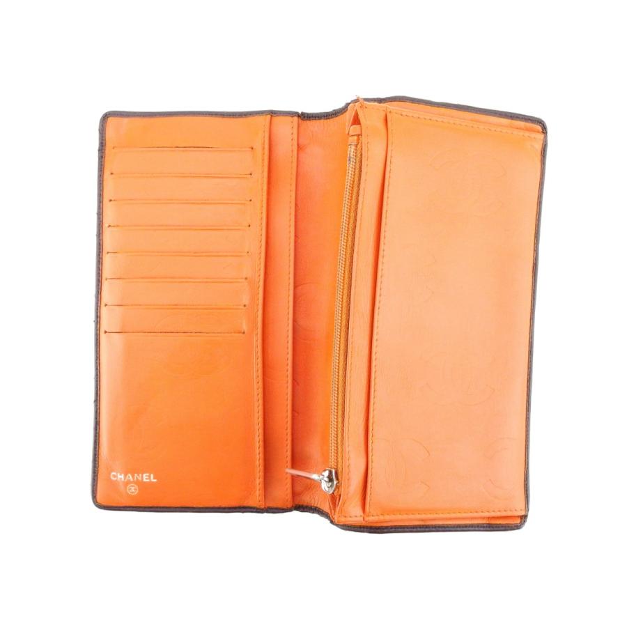 CHANEL シャネル カンボンラインブラウン×オレンジ