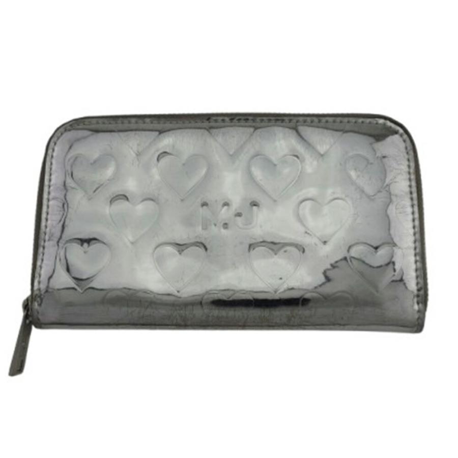 【X'masセール★30%OFF】マークジェイコブス MARC JACOBS 長財布ハート シルバーカラー レディース 中古 年末ラストセール☆30%OFFクーポン】マークジェイコブス MARC JACOBS