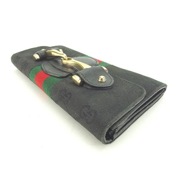 グッチ GUCCI 長財布 二つ折り財布 がま口 035・150 シェリーライン GG 