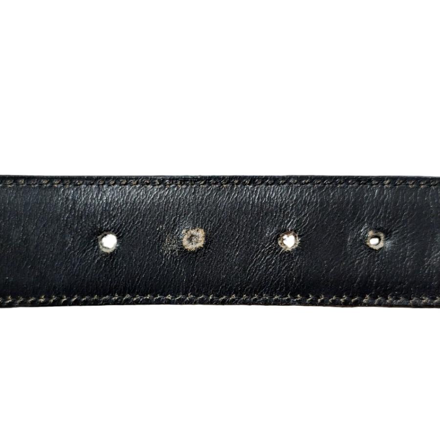 GUCCI（グッチ） ベルト ヴィンテージ GGバックル ゴールド ブラック