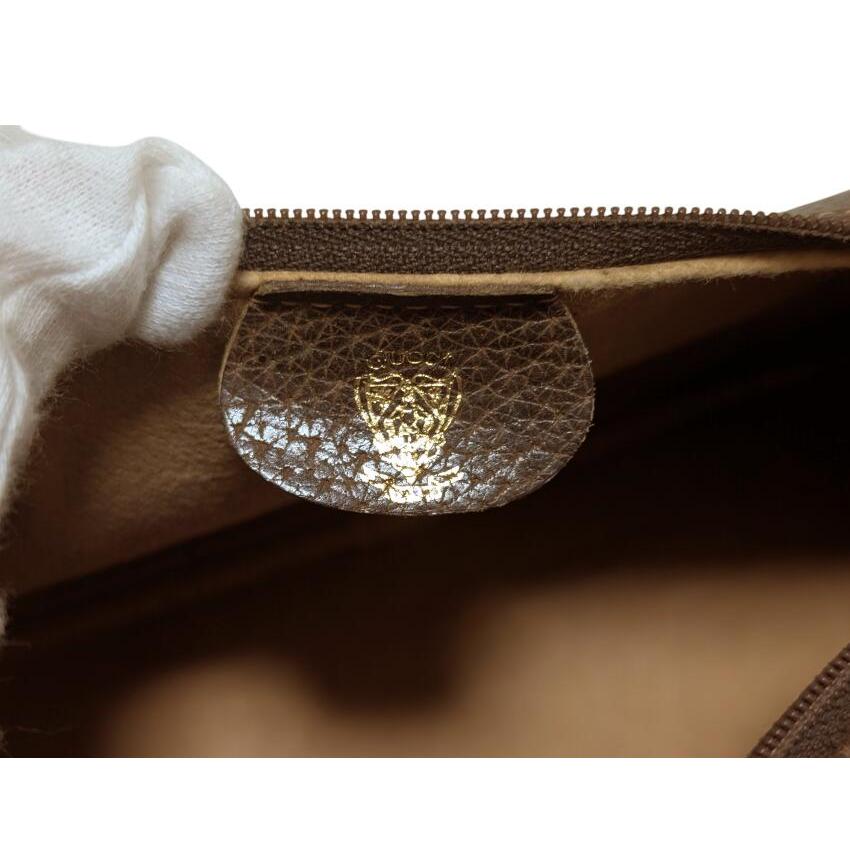 GUCCI（グッチ） オールドグッチ ポーチ レザー シェリーライン 化粧