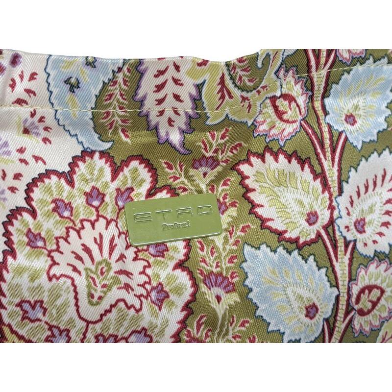 ETRO（エトロ） エコバッグ 折り畳みバッグ トートバッグ 黄緑