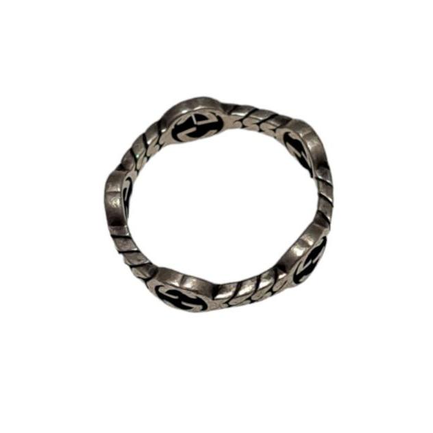 GUCCI グッチ リング 指輪 メンズ 17 約16号 チェーン ロゴ GUCCI グッチ リング 指輪 メンズ 17 約16号 チェーン ロゴ