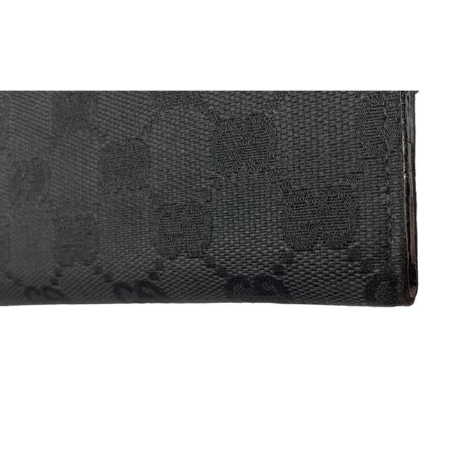 GUCCI グッチ 財布 二つ折り GG柄 GGキャンバス ブラック 黒 GUCCI グッチ 財布 二つ折り GG柄 GGキャンバス ブラック 黒