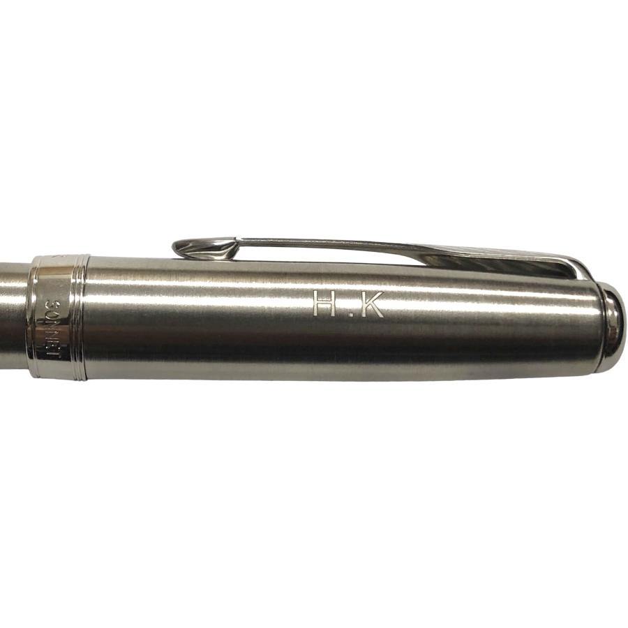 PARKER 万年筆　ケース PARKER パーカー PARKER イニシャル 万年筆 H.K メタル製 付属品