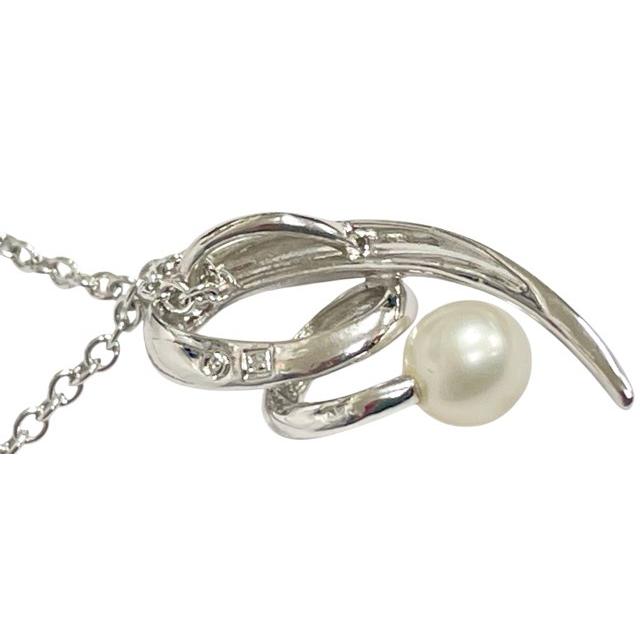TASAKI（タサキ） 新品同様 田崎真珠 パール ネックレス シルバー