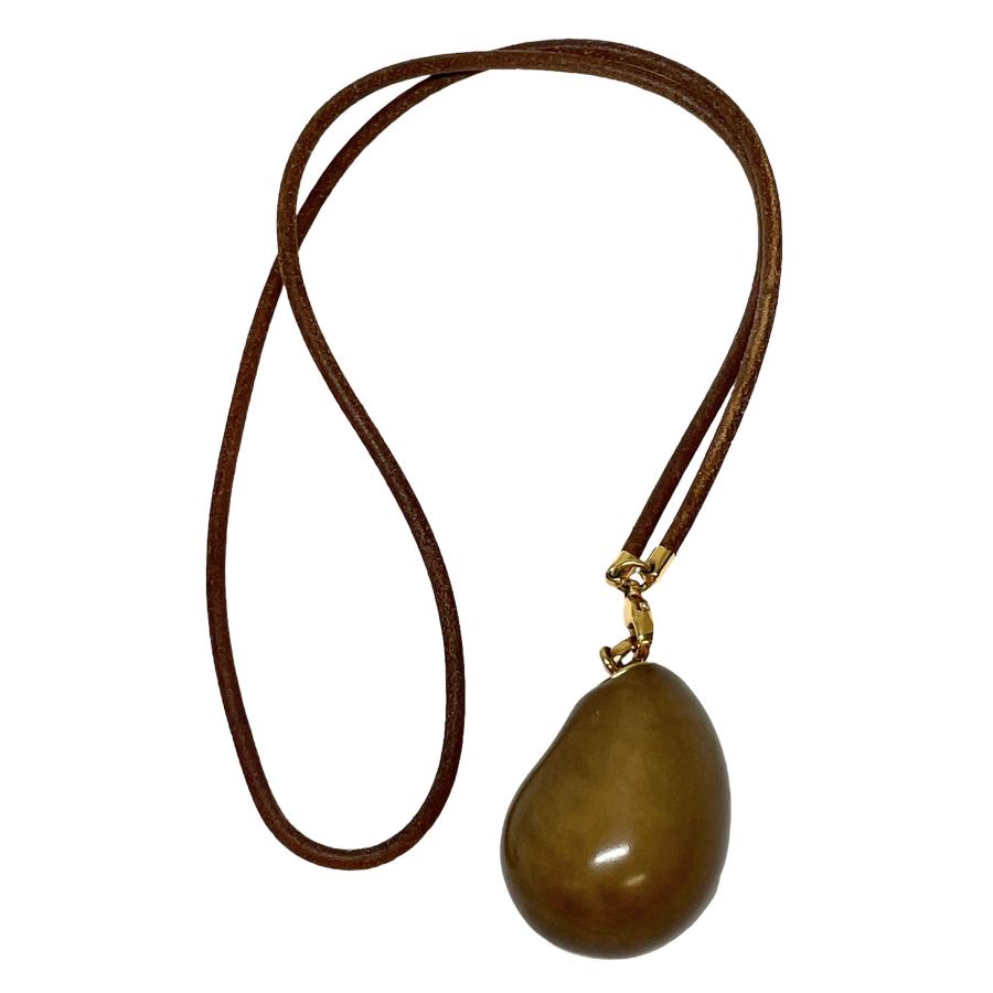 HERMES ストーンチョーカーペンダントネックレス