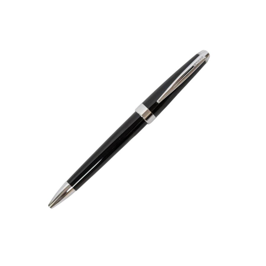 CROSS（クロス） ボールペン ブラック シルバー ケース付き 箱付き