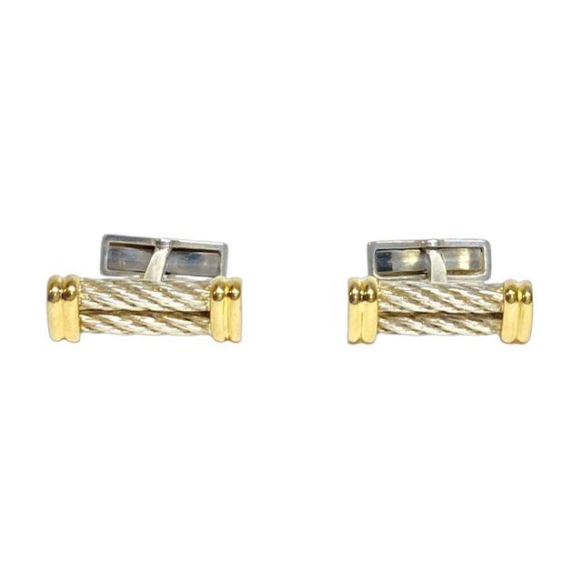 HERMES（エルメス） カフス コンビ カフリンクス シルバー SV925 K18