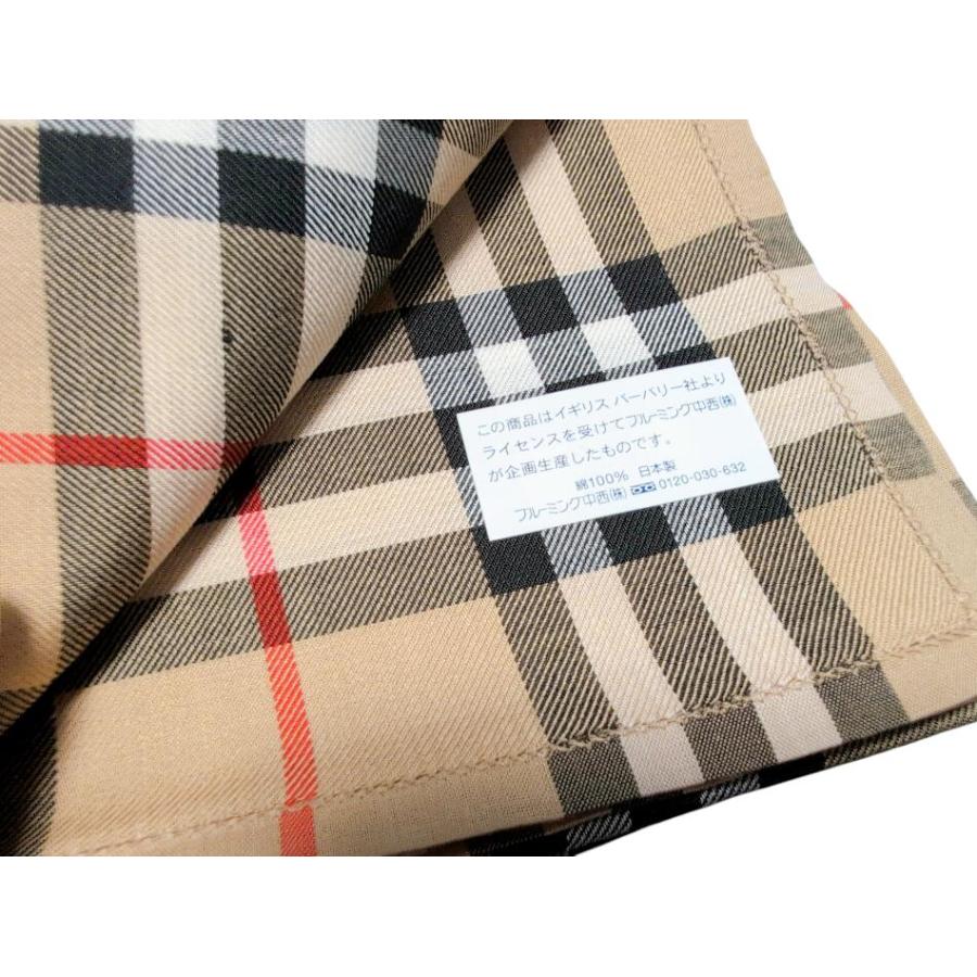 BURBERRY（バーバリー） 未使用 ハンカチ スカーフ 綿 コットン