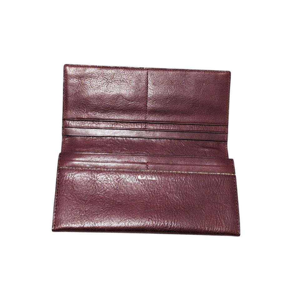 Paul Smith（ポール・スミス） 未使用 長財布 レザー レッド ボルドー