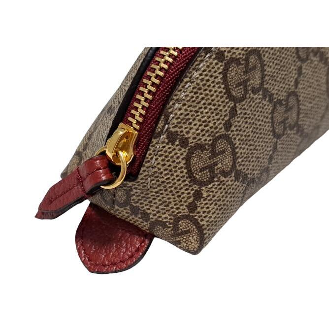 GUCCI 新品同様 グッチ ペンケース GGスプリーム 6621129 猫 GUCCI 新品同様 グッチ ペンケース GGスプリーム 6621129 猫
