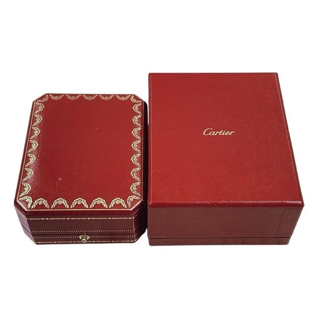 【非売品】Cartier ウォッチケース、リングケース 3点セット 赤 Cartier（カルティエ） リングケース ペアリングケース Wリングケース