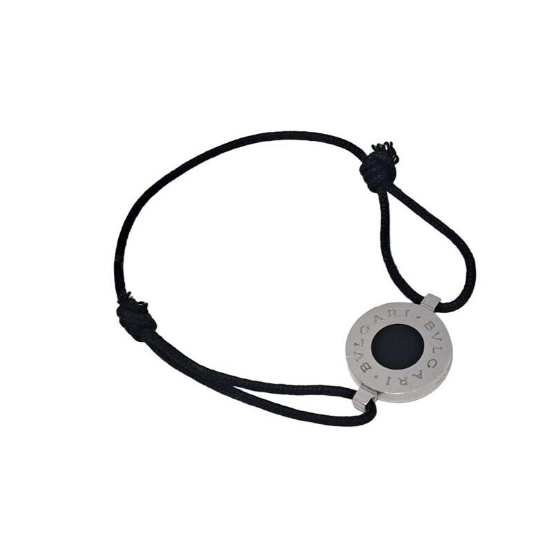 BVLGARI ブレスレット シルバー ブラック