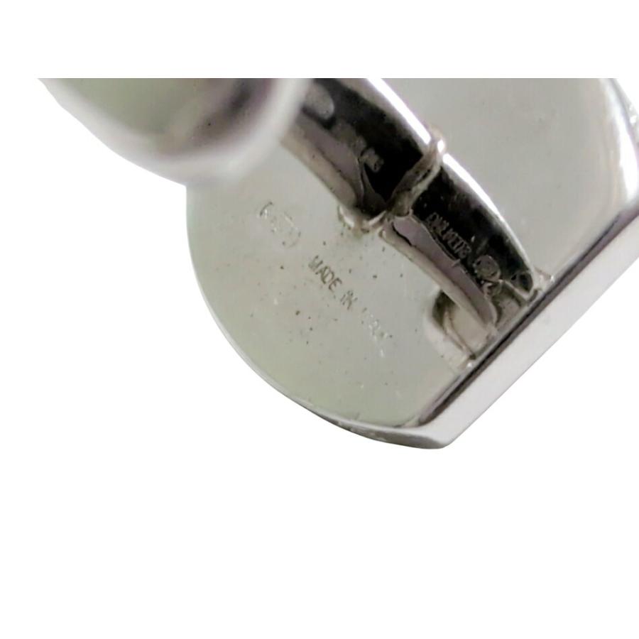 BVLGARI（ブルガリ） カフス レッド シルバー SV925 シルバー