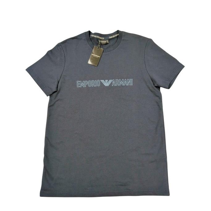 EMPORIO ARMANI Tシャツ ネイビー L 未使用品 ARMANI（アルマーニ） 未使用 エンポリオ Tシャツ トップス 紺