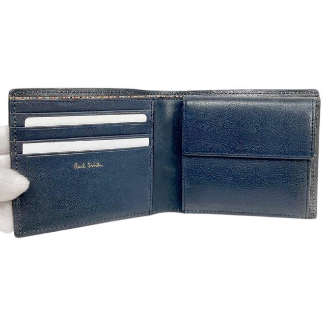 Paul Smith 未使用 ポールスミス 財布 二つ折り 牛革 レザー Paul Smith 未使用 ポールスミス 財布 二つ折り 牛革 レザー
