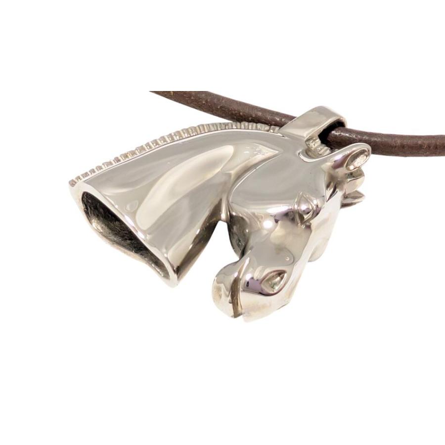 HERMES エルメス 馬 ネックレス ペンダント ホース シルバー HERMES エルメス 馬 ネックレス ペンダント ホース シルバー