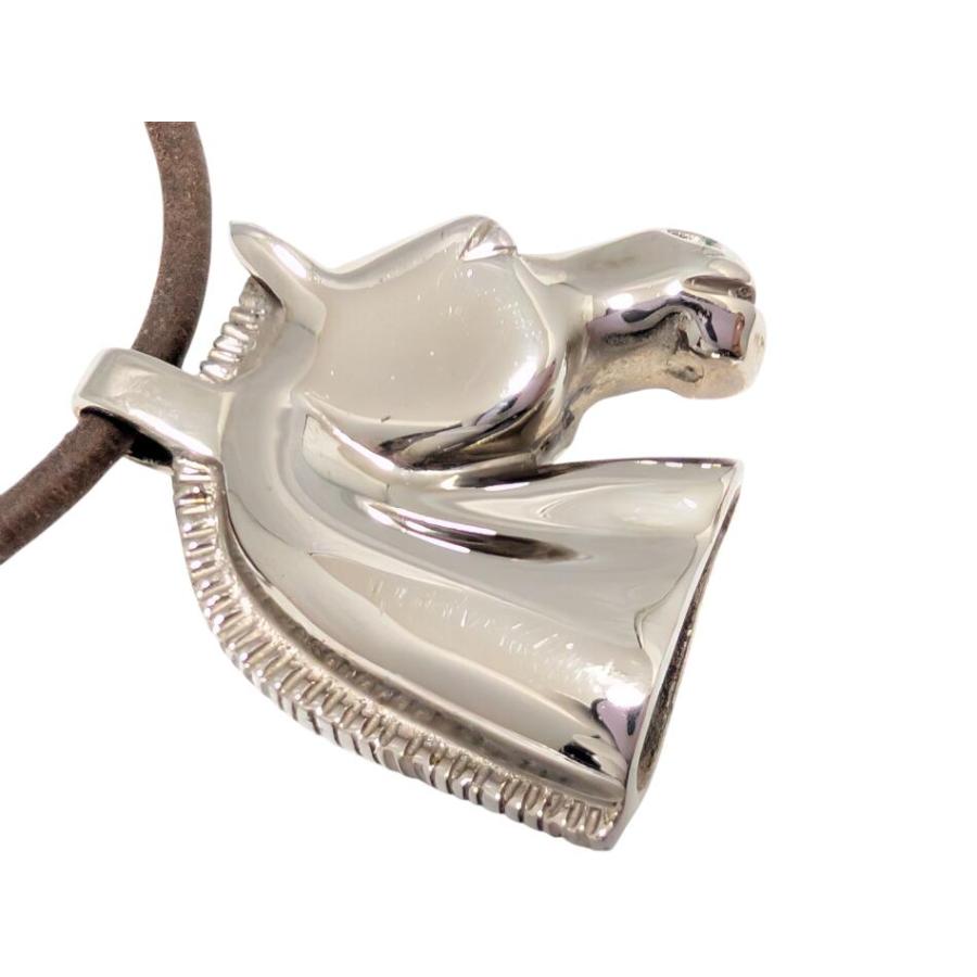 HERMES エルメス 馬 ネックレス ペンダント ホース シルバー HERMES エルメス 馬 ネックレス ペンダント ホース シルバー