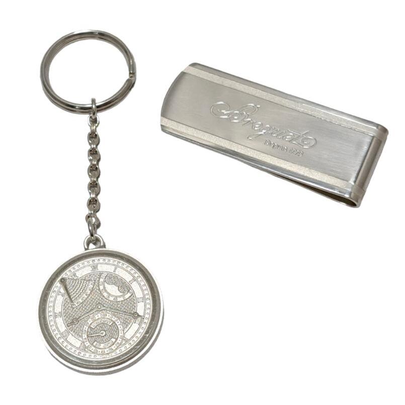 ブレゲ（BREGUET） 未使用 マネークリップ SV925 キーリング 時計