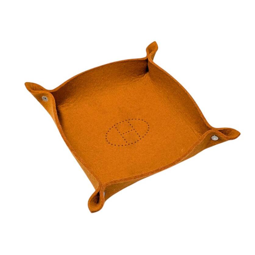 HERMES エルメス　ウィドポッシュ　トレー　レザー×フェルト　0213 HERMES エルメス ウィドポッシュ トレー レザー×フェルト 0213 【公式