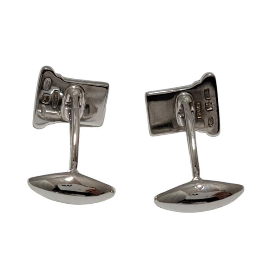 BVLGARI ブルガリ カフス カフリンクス シルバー SV925 ロゴ メンズ