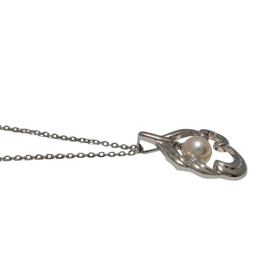 MIKIMOTO（ミキモト） 新品同様 ネックレス パール シルバー