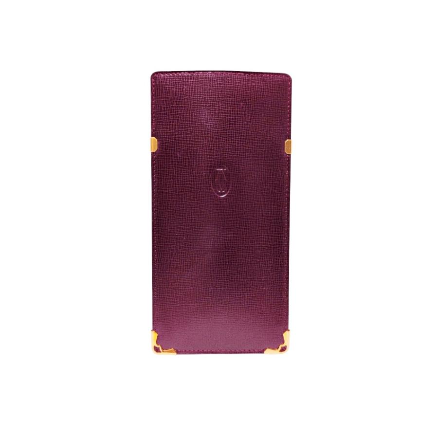 Cartier（カルティエ） 新品同様 メガネケース マストライン ボルドー