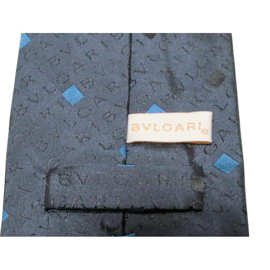 BVLGARI（ブルガリ） 新品同様 セブンフォールド ネクタイ シルク 100