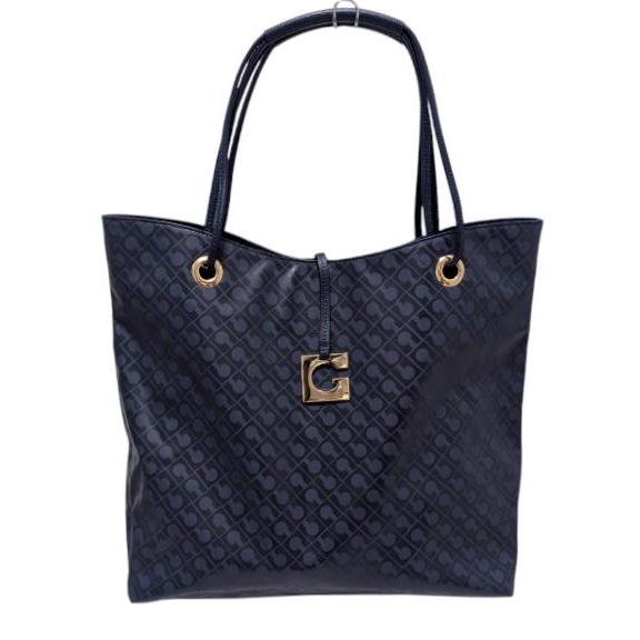 ⭐️新品未使用⭐️　ゲラルディーニ　ソフティ　ハンドバッグ　PVC×レザー　ネイビー GHERARDINI（ゲラルディーニ） ハンドバッグ SOFTY ソフティ