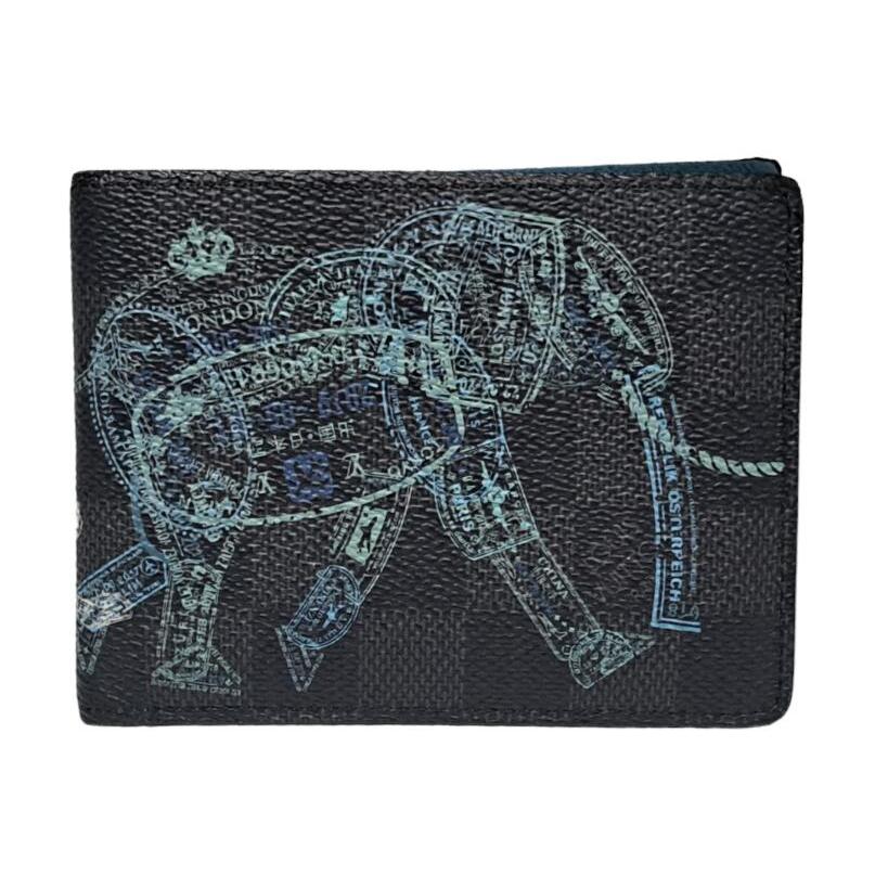 LOUIS VUITTON（ルイ・ヴィトン） ダミエグラフィット 財布 札入れ 象