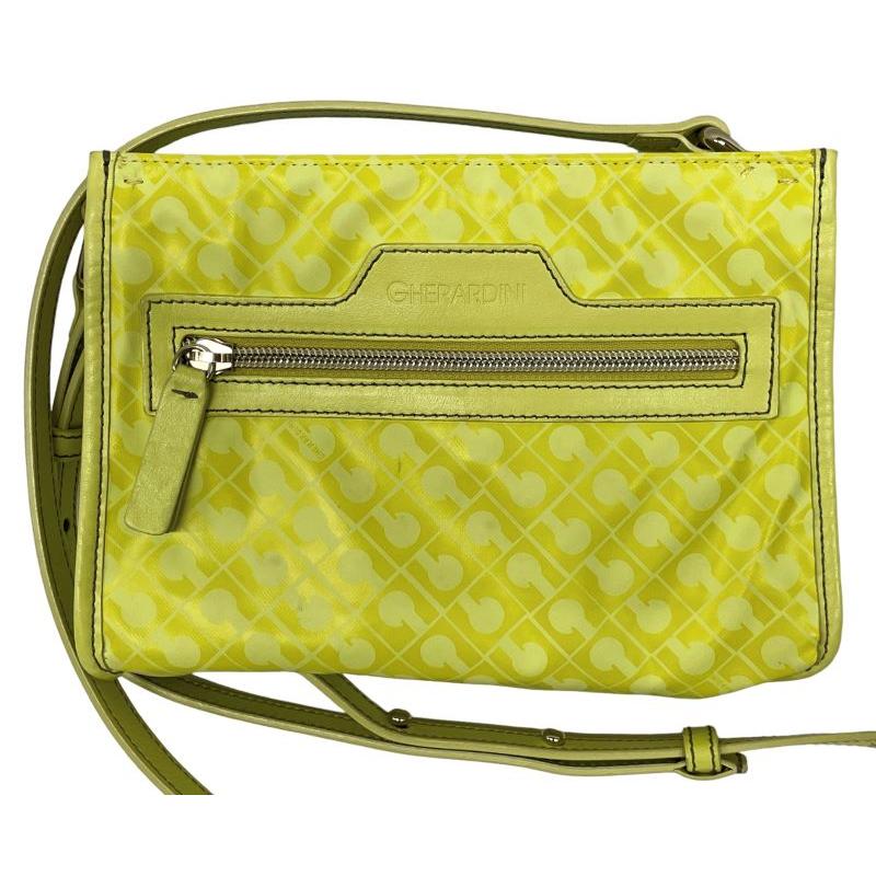 GHERARDINI黄色ショルダーバッグ