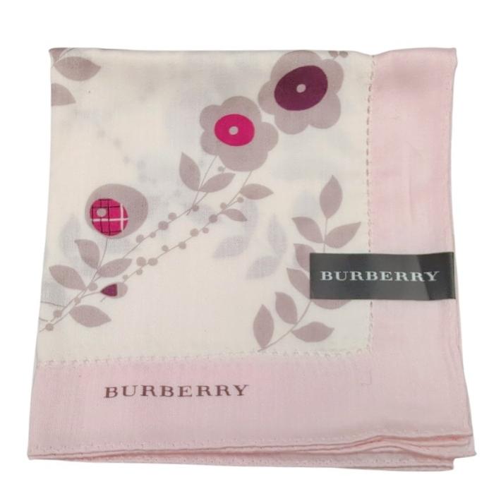 BURBERRY（バーバリー） 未使用 ハンカチ スカーフ 大判 57cm ランチ