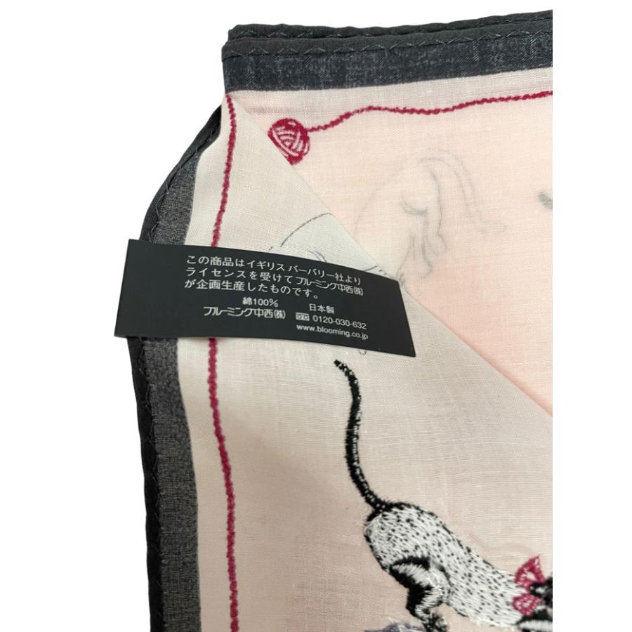 BURBERRY 未使用 バーバリー ハンカチ 花柄 ベージュ チェック BURBERRY 未使用 バーバリー ハンカチ 花柄 ベージュ チェック