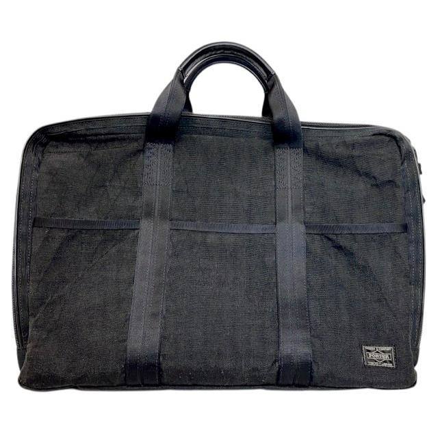 ポーター ビジネスバッグ ハイブリッド Ａ４収納 ブリーフケース 書類かばん  CORDURA dp　ブラック 黒 メンズ 吉田かばん  【中古】 吉田カバン（YOSHIDA KABAN） ポーター ビジネスバッグ ハイブリッド