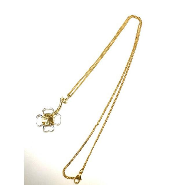 SWAROVSKI（スワロフスキー） クローバー ペンダント GP ゴールド