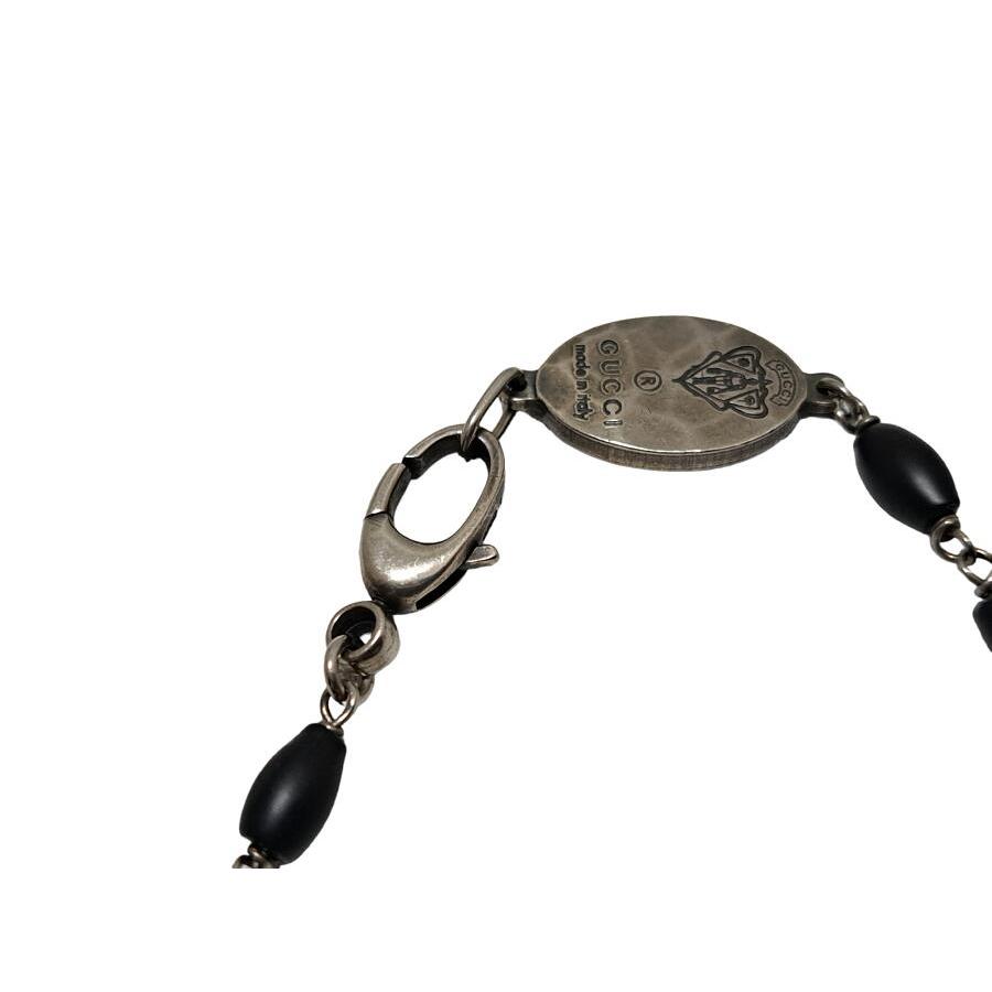 GUCCI（グッチ） ネックレス ロング ストーン クレスト プレート SV925