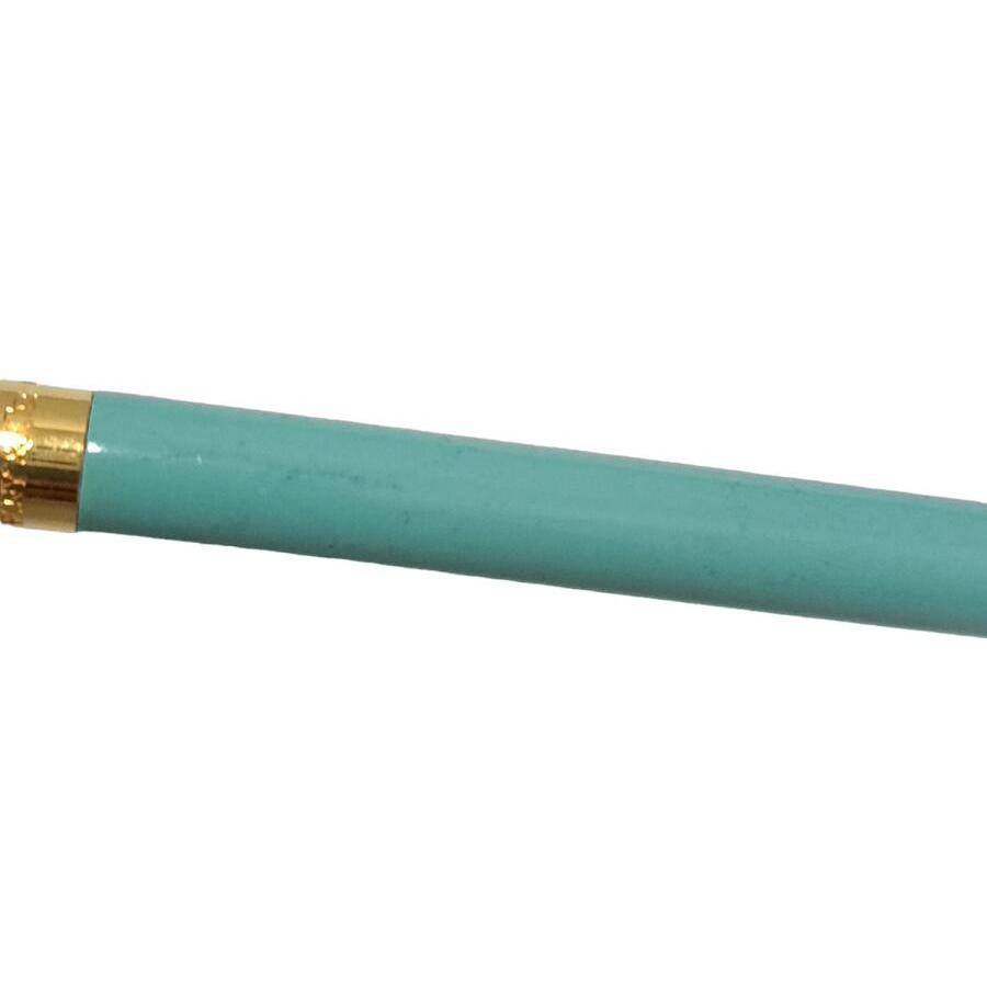 Tiffany&Co. ティファニー ボールペン パース 水色 ゴールド 黒インク